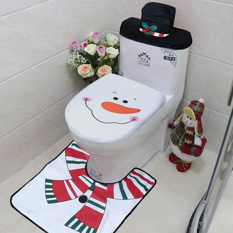 🎄 Santa Toilet Cover