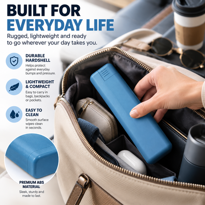 Hardshell Insulin Pen Case – Compact Pen & Needle Organizer for Daily Carry, Work & Travel