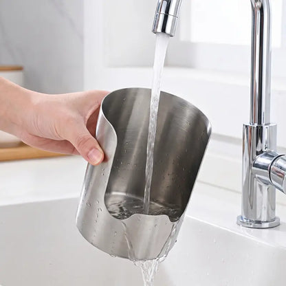 ✨Thickened Stainless Steel Utensil Organizer, Rust Resistant Easy to Clean