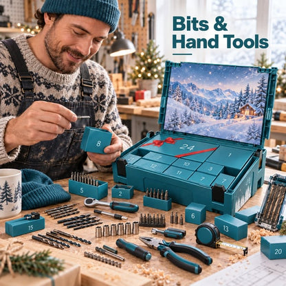 🎄Limited Edition Christmas Tool Countdown Set-24 Useful Hand Tools & Drill Bits, Perfect Holiday Gift For Tool Lovers