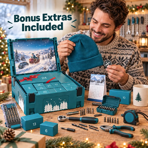 🎄Limited Edition Christmas Tool Countdown Set-24 Useful Hand Tools & Drill Bits, Perfect Holiday Gift For Tool Lovers