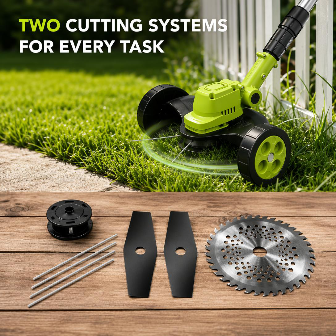 🌿🔥2026 Hot Sale 21V Cordless 3-in-1 Grass Trimmer, Edger & Mini Mower