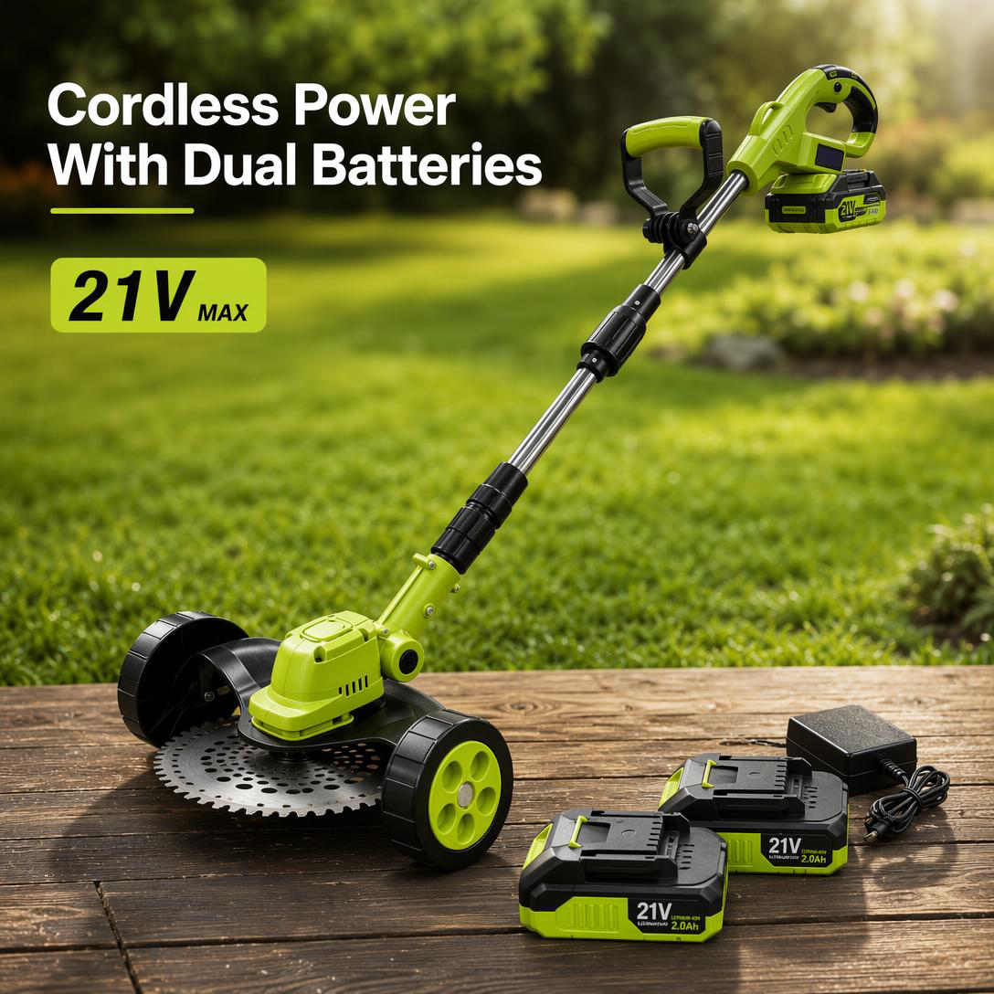 🌿🔥2026 Hot Sale 21V Cordless 3-in-1 Grass Trimmer, Edger & Mini Mower
