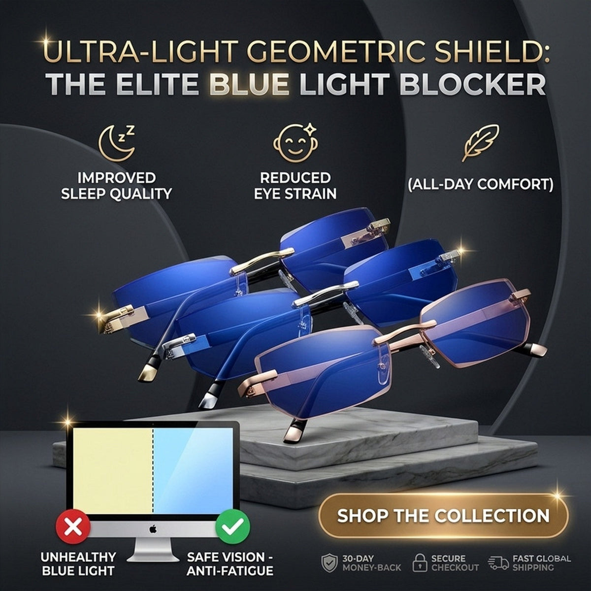🔥 Intelligent Auto-Focus Zoom Glasses – Near, Mid & Far Vision in One Pair👓