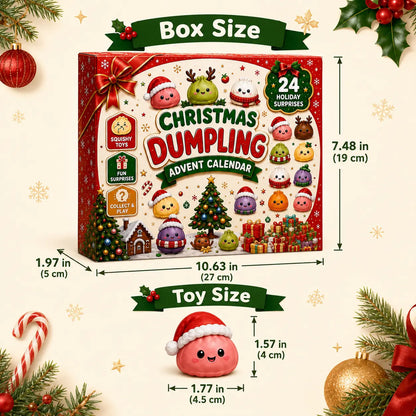 🎅 24 Days of Mini Squishies – Christmas Advent Calendar with Daily Surprises