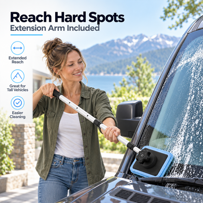 🚗✨Dual Magnetic Car Windshield Cleaner | Streak-Free Auto Glass Cleaning Kit