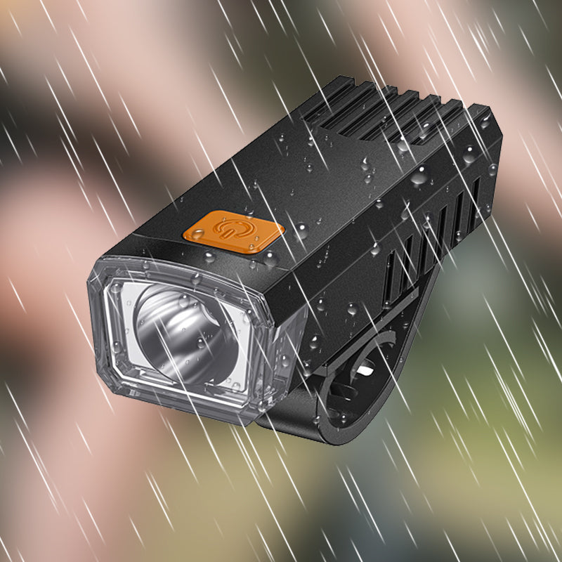 Rechargeable Wide-Angle Bike Headlight – See More of the Road After Dark