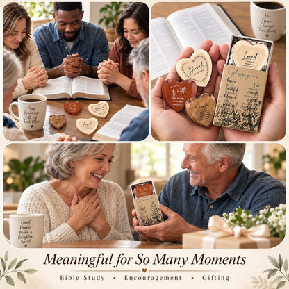 💯 49% off✝️Christian Pocket Heart Gift Set(Set of 12)