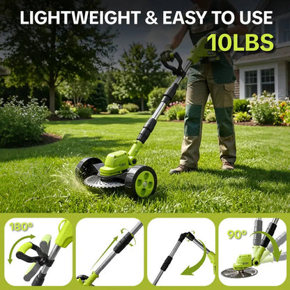 🌿🔥2026 Hot Sale 21V Cordless 3-in-1 Grass Trimmer, Edger & Mini Mower