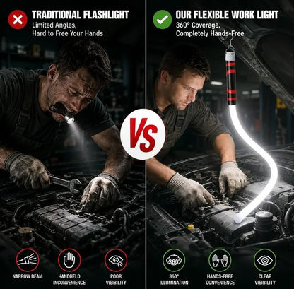 🔧 Bendable LED Work Light – Hands-Free Lighting for Tight, Dark Spaces