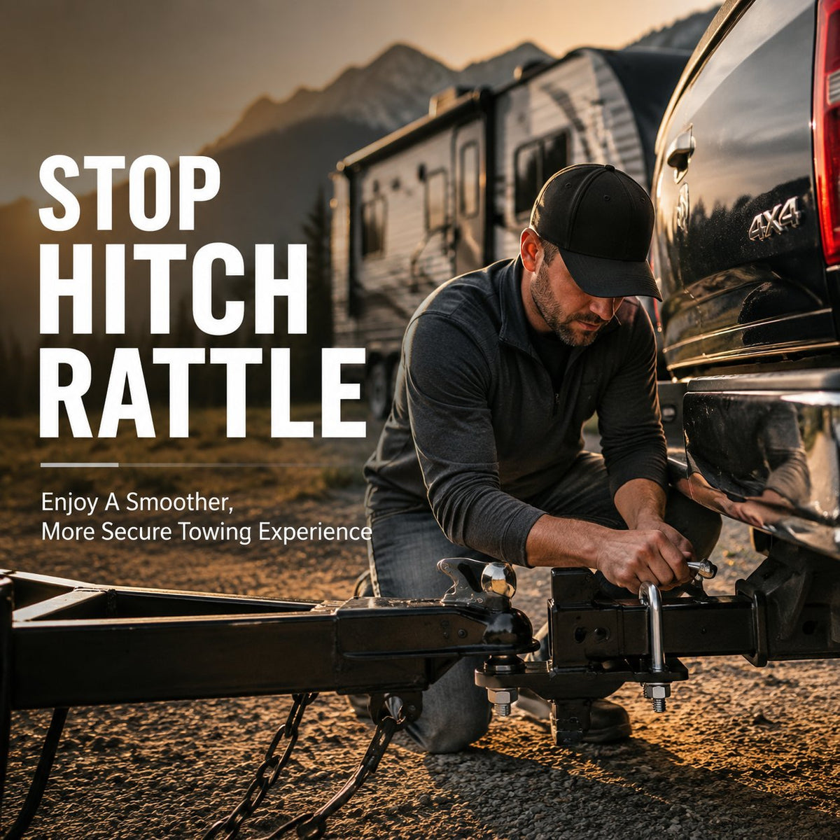 🚙Heavy-Duty Trailer Hitch Anti-Rattle Stabilizer
