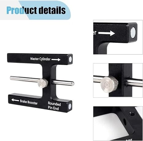 💯 🛠️ Premium Aluminium Brake Booster Push Rod Adjustment Tool with Length Gauge