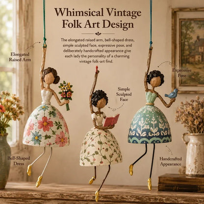💃 Let Your Space Dance — Whimsical Dancing Lady Hanging Ornament