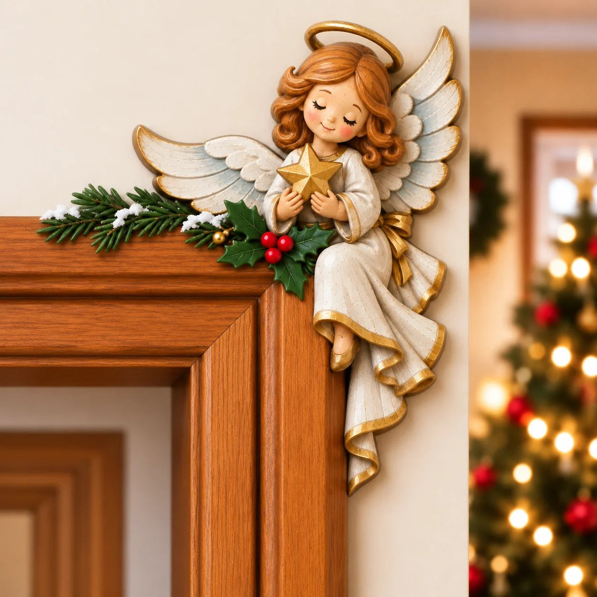 💯🎅Christmas Peekaboo Door Frame Corner Decor