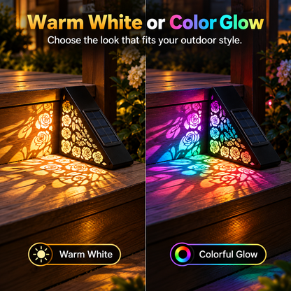 🔥Hot sales✨2-Pack Solar Step Lights Outdoor