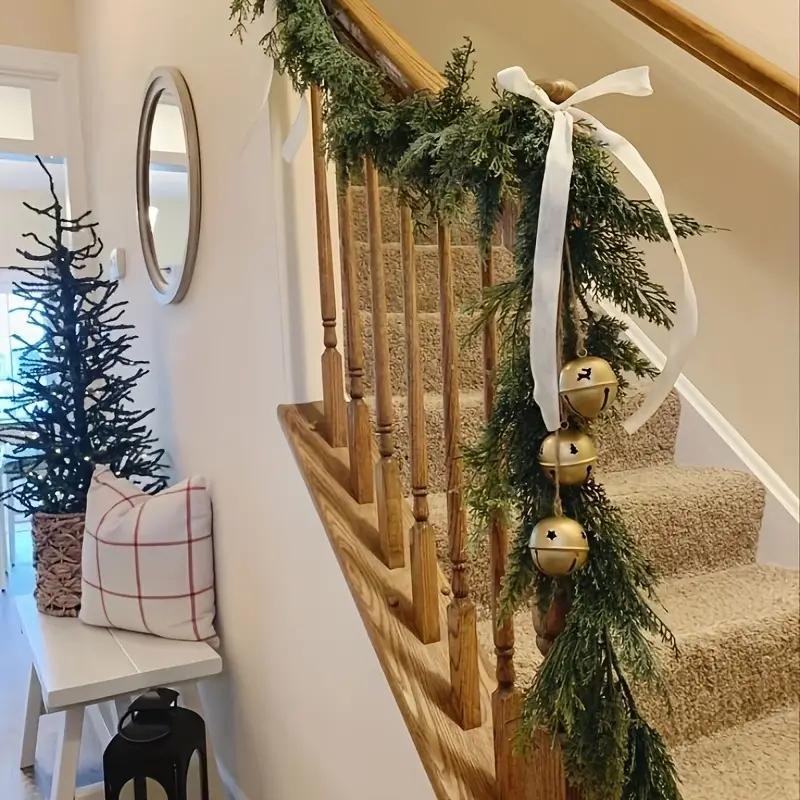 🎄Artificial Cedar Garland — 180cm Lush Greenery for Holiday Decorating