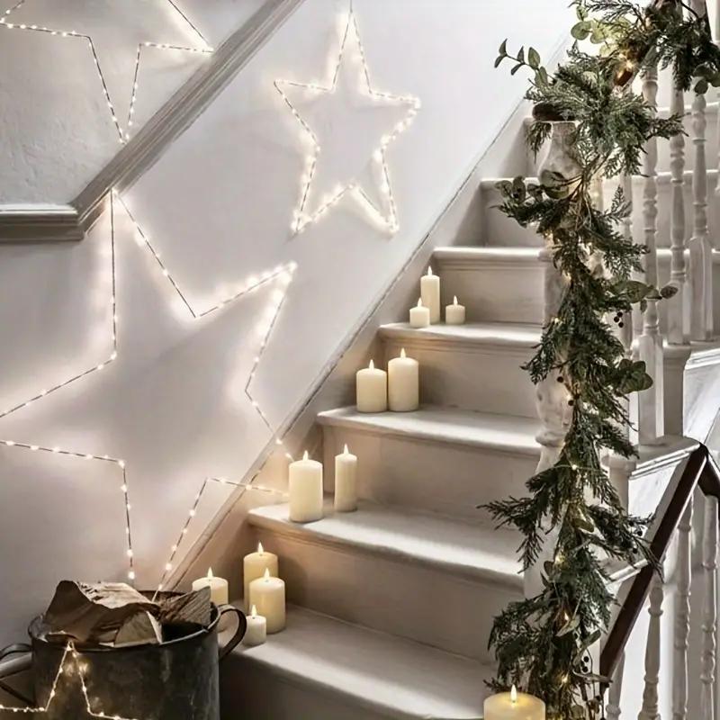 🎄Artificial Cedar Garland — 180cm Lush Greenery for Holiday Decorating