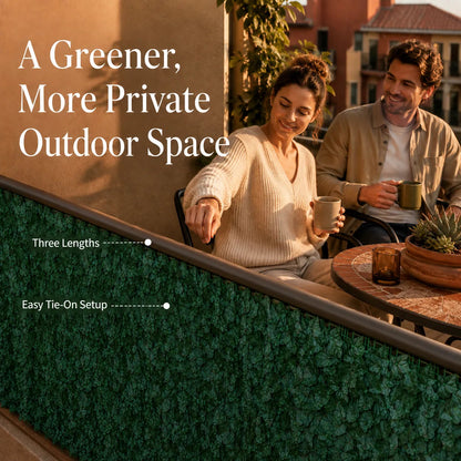 🌿 Artificial Ivy Privacy Screen – Instant Greenery for Fences & Balconies
