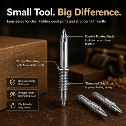 Invisible Double Head Wood Joint Nails