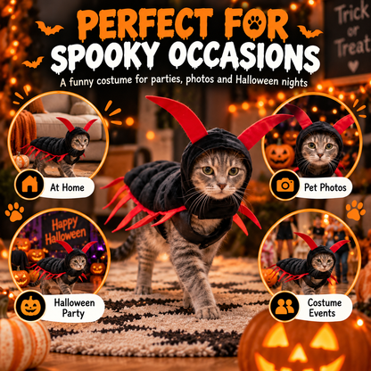 🐛Halloween Cat And Centipede Costume