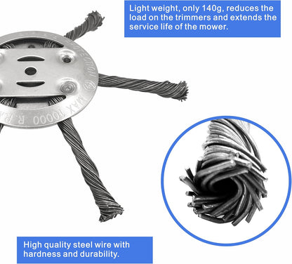 🌿 Steel Wire Weeding Head – Clean Driveways, Paver Gaps & Garden Edges with Less Hassle