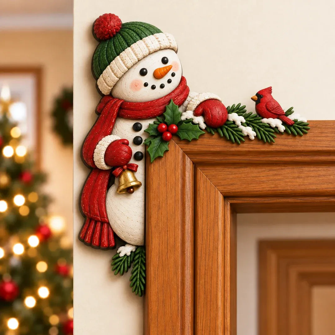 🎅Christmas Peekaboo Door Decor – A Little Holiday Surprise Around Every Corner