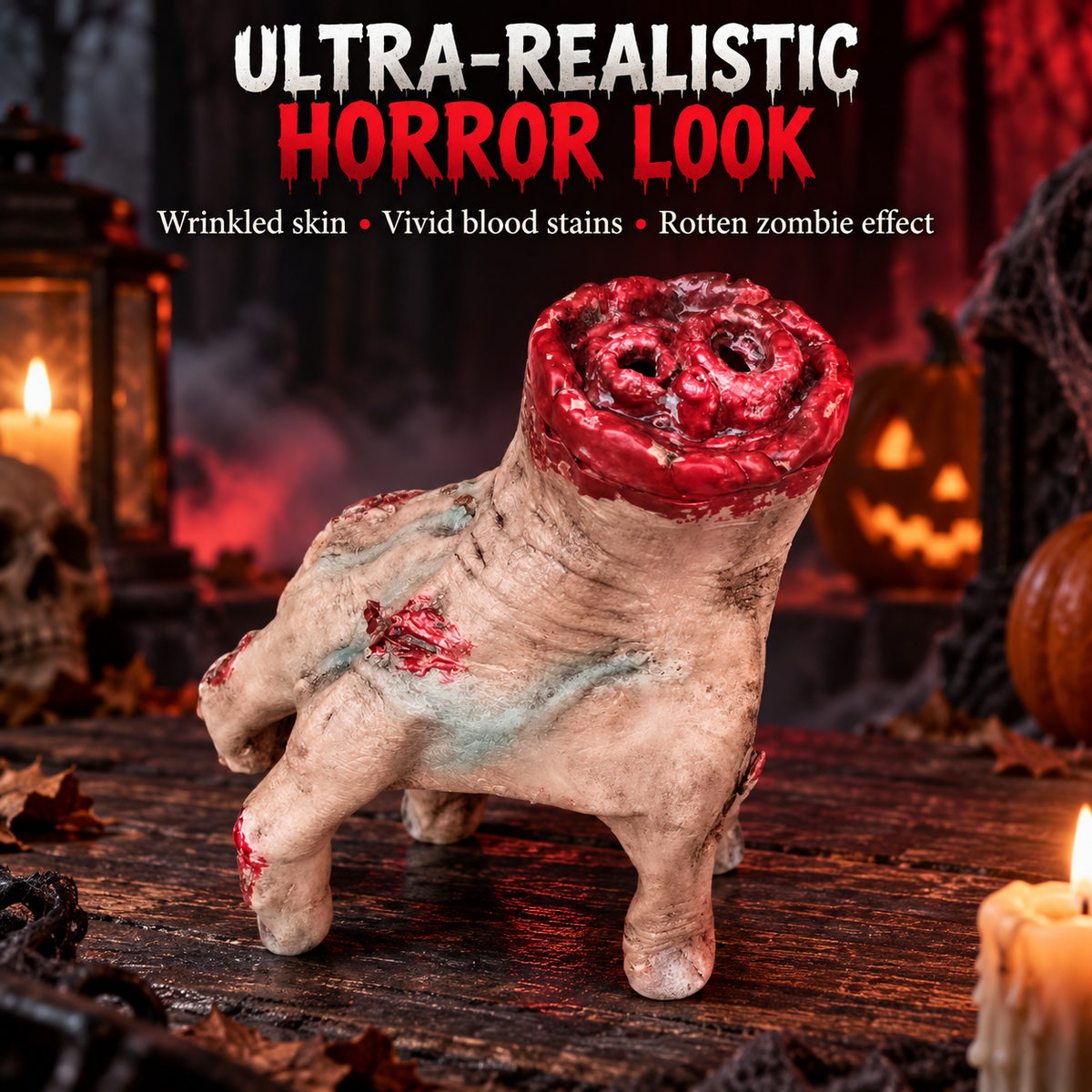 🎃Crawling Severed Hand Prop – Moving Halloween Horror with Creepy Sound👻