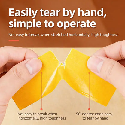 🔥 Heavy-Duty Double-Sided Grid Tape – Strong Hold , Easy Tear & Clean Removal