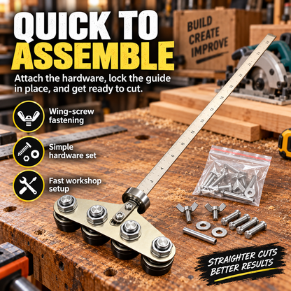 🔩 Straight-Edge Double Axis 50cm Positioning Calipers