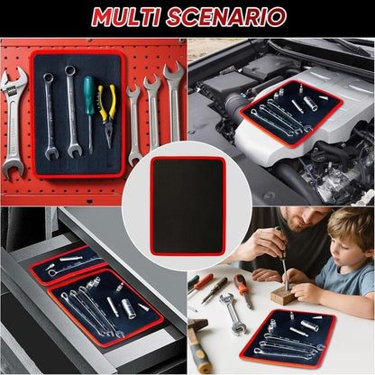 🔧 Flexible Magnetic Tool Mat – Hands-Free Tool Storage for Garage & Auto Repair