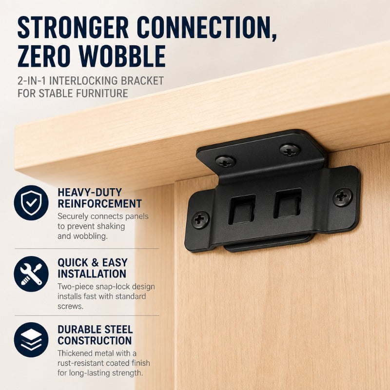 Strong Interlocking Shelf Support