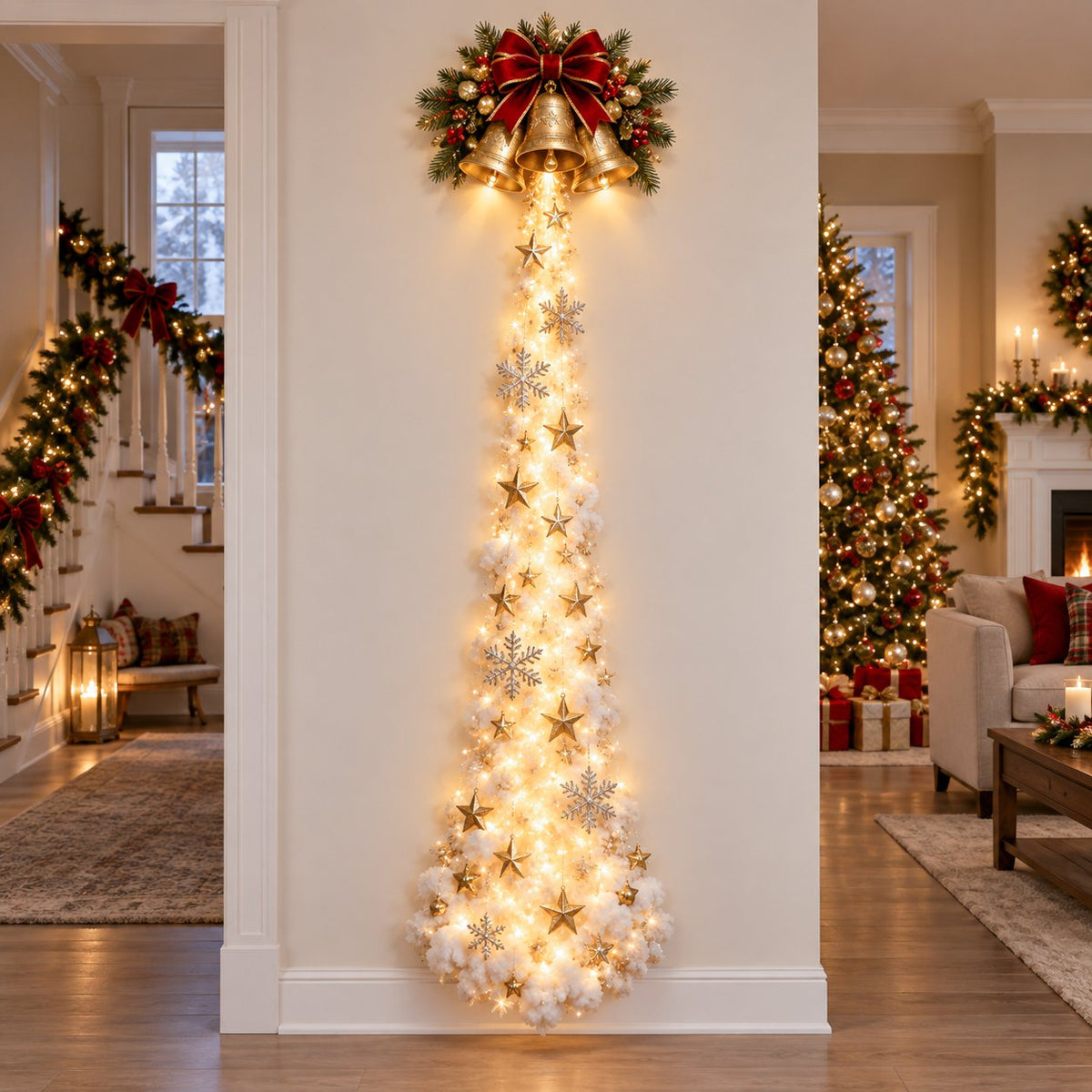 🎄 Christmas Hot Sale - 60% OFF✨ Christmas Magic Trail Wall Light - A Little Christmas Magic, Right on Your Wall