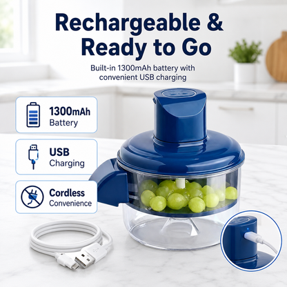 ⚡Electric Fruit & Vegetable Peeler - 50W 5-Blade Rechargeable Kitchen Tool