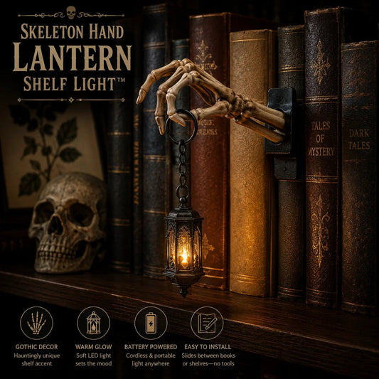💀Skeleton Hand Lantern Shelf Light™
