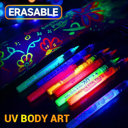 📢📢HOT SALE !!!✨UV Glow Face and Body Paint Markers Set