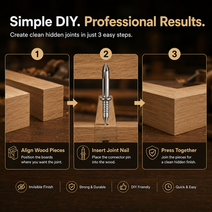 Invisible Double Head Wood Joint Nails