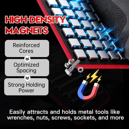 🔧 Flexible Magnetic Tool Mat – Hands-Free Tool Storage for Garage & Auto Repair