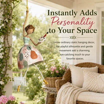 💃 Let Your Space Dance — Whimsical Dancing Lady Hanging Ornament