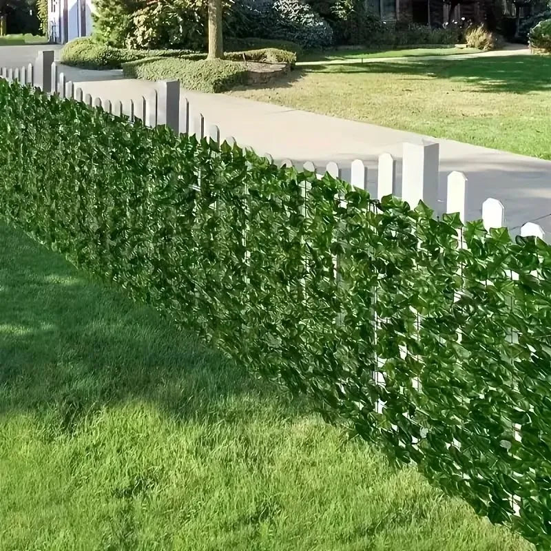 🌿 Artificial Ivy Privacy Screen – Instant Greenery for Fences & Balconies