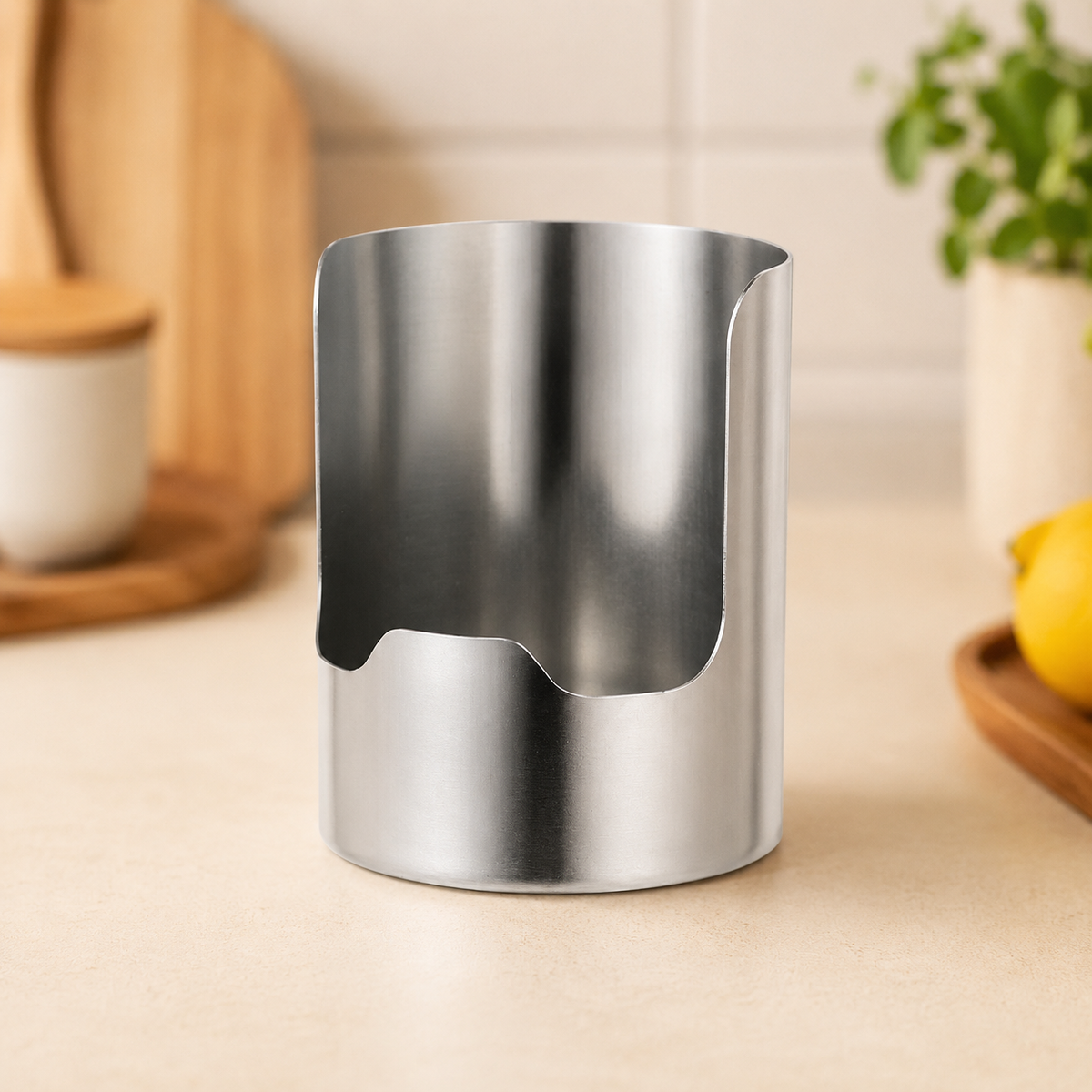 ✨Thickened Stainless Steel Utensil Organizer, Rust Resistant Easy to Clean