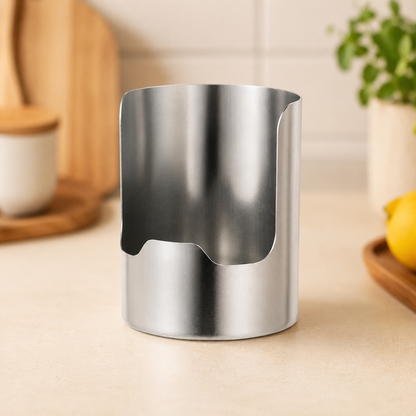 ✨Thickened Stainless Steel Utensil Organizer, Rust Resistant Easy to Clean