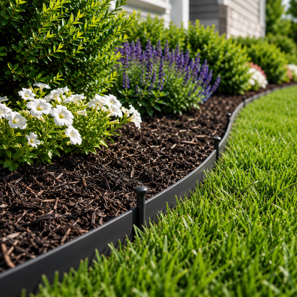 🌱 Flexible No-Dig Garden Edging Kit – Create Clean Borders Fast
