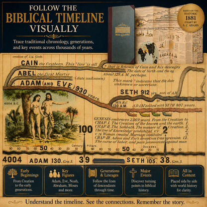 6,000 Years of Biblical & World History in One 23-Foot Timeline