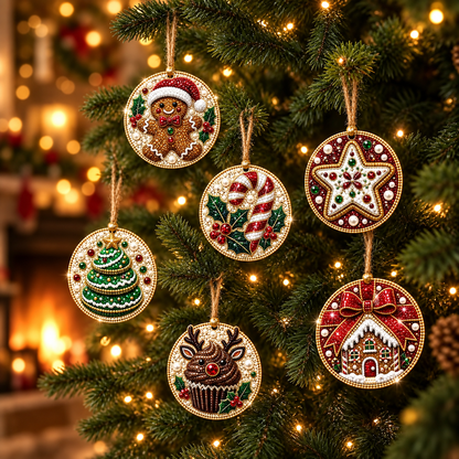 ✨5D Full Round Drill Diamond Painting Kit -🎄Christmas Decorations