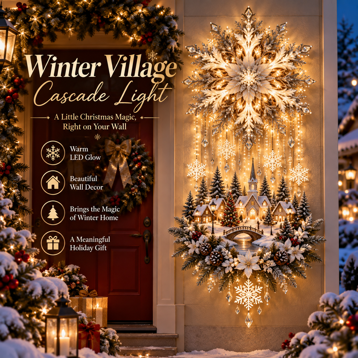 🎄Christmas Garden Lights – Make Coming Home Feel Like Christmas