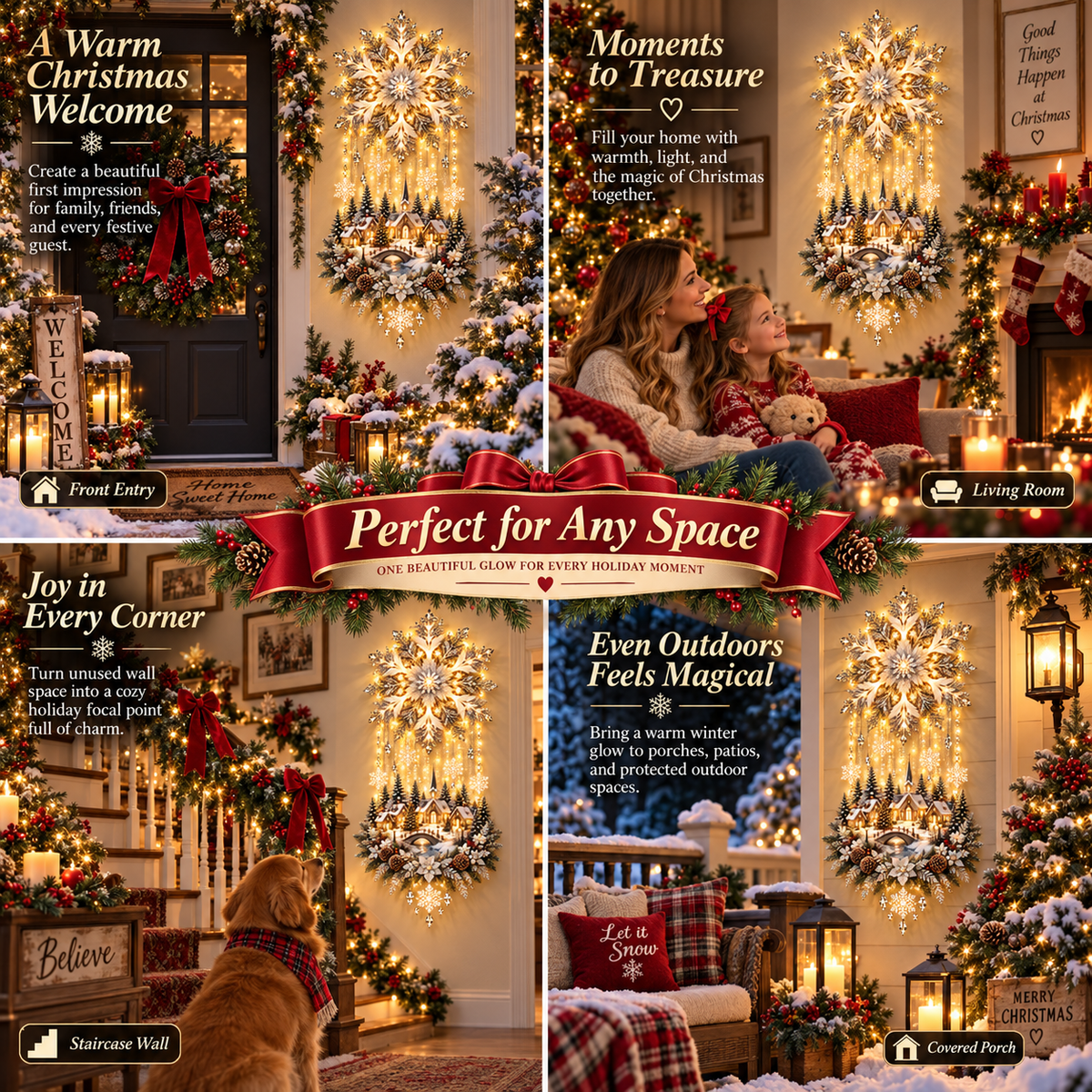 🎄Christmas Garden Lights – Make Coming Home Feel Like Christmas