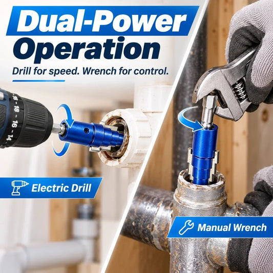 🔧3-Size Pipe Extractor Tool for Broken Pipes & Valves