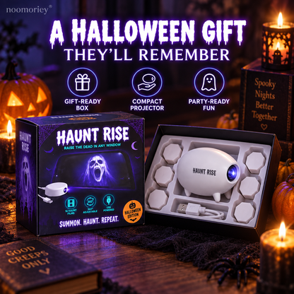 🎃 Halloween Window Projector 👻 6 Spooky Films USB Powered Holiday Decor