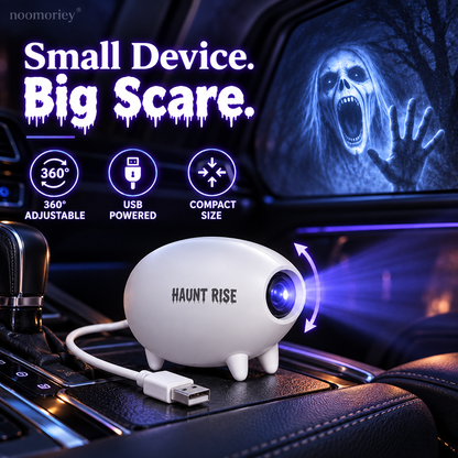 🔥Halloween Window Projector 👻 16 Spooky Films USB Powered Holiday Decor