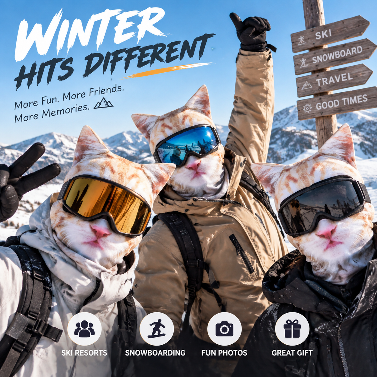 🦊 Animal Face Ski Mask – The Winter Balaclava Everyone Will Ask About